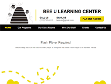 Tablet Screenshot of beeulearningcenter.com